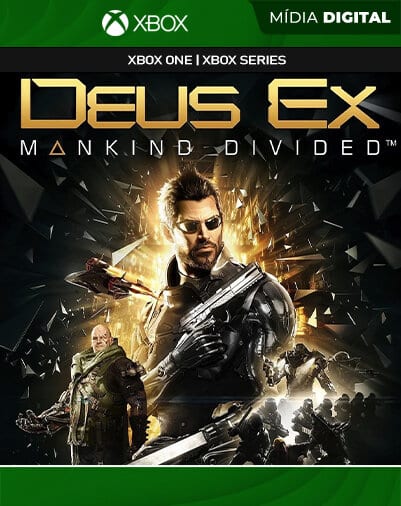 Deus Ex Mankind Divided Xbox One / XS Mídia Digital