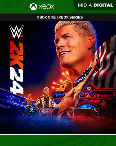 WWE 2K24 Cross-Gen Edition Xbox One / XS Mídia Digital
