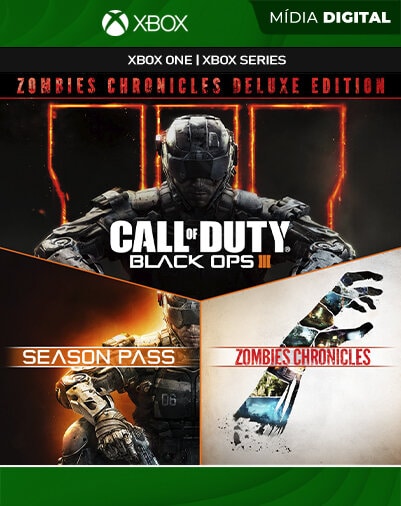 Call of Duty Black Ops III - Zombies Deluxe - Xbox One / XS - Mídia Digital