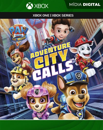 Patrulha Canina O Filme A Cidade da Aventura está chamando - Xbox One / XS - Mídia Digital