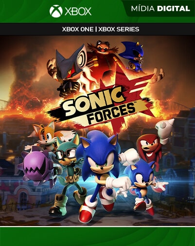 SONIC FORCES - Xbox One / XS - Mídia Digital