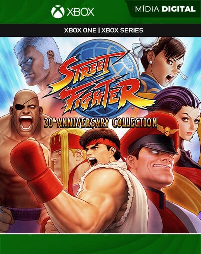 Street Fighter 30th Anniversary Collection - Xbox One / XS - Mídia Digital