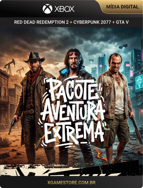 Pacote Aventura Extrema - 3 Jogos inclusos
